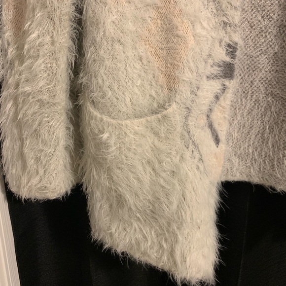 Knox Rose Fuzzy Sweater Cardigan - Picture 3 of 4